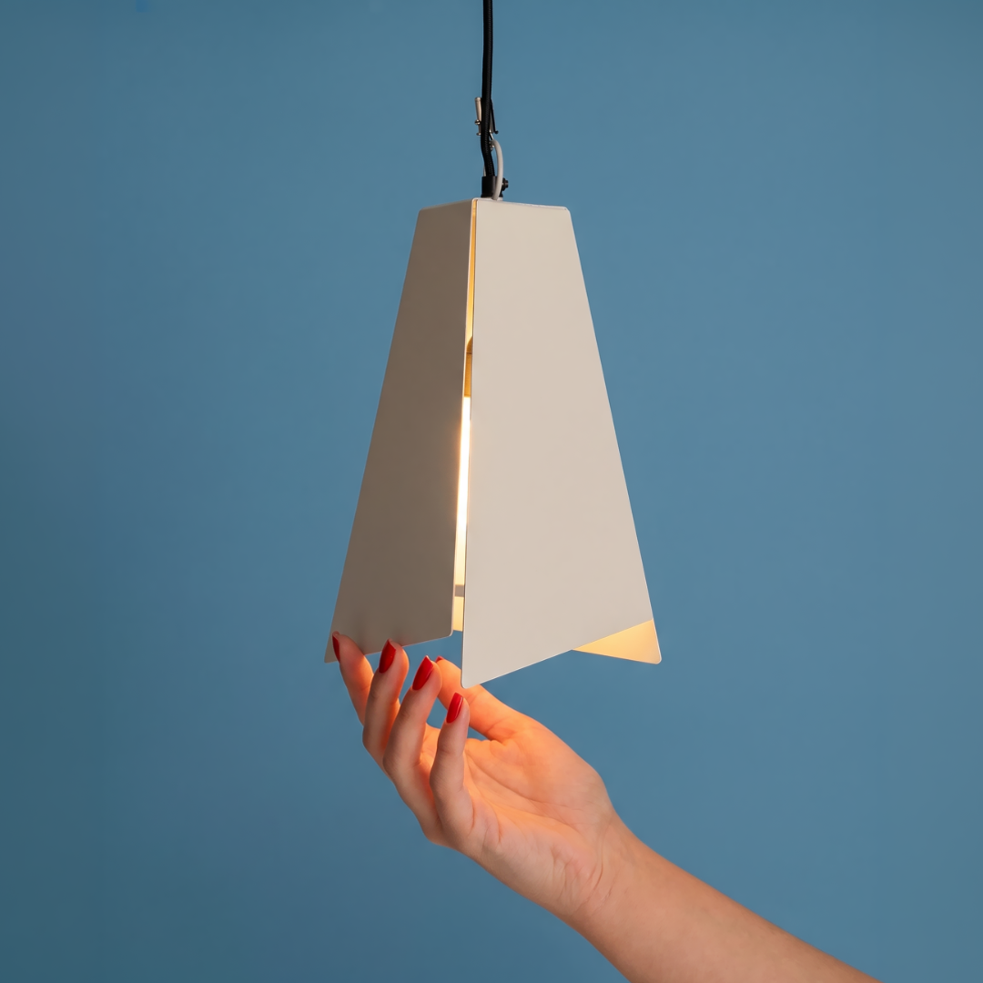 Fold Delta Pendant Lamp - Beige