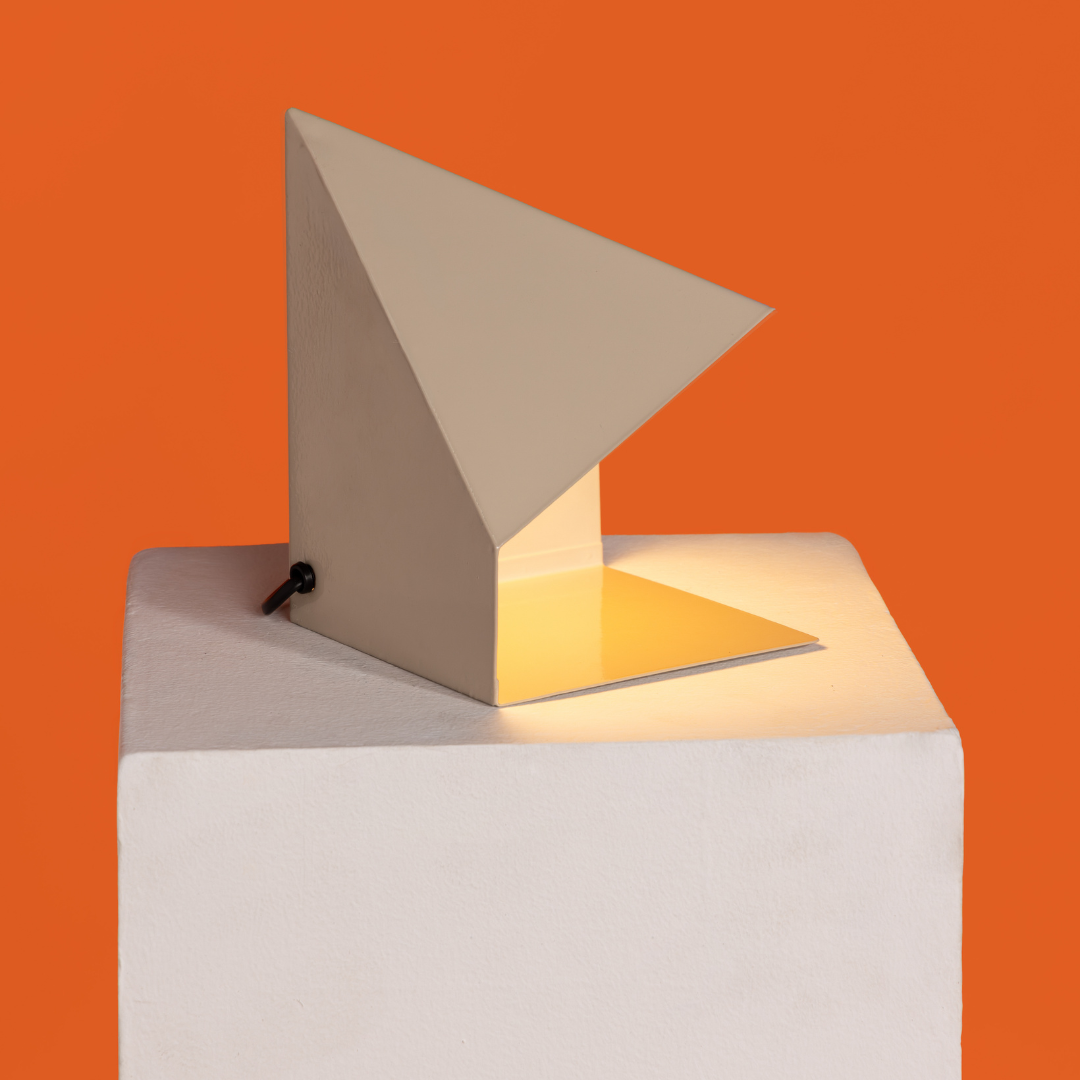 Fold Prism Table Lamp - Beige