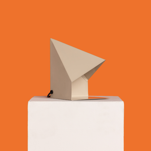 Fold Prism Table Lamp - Beige