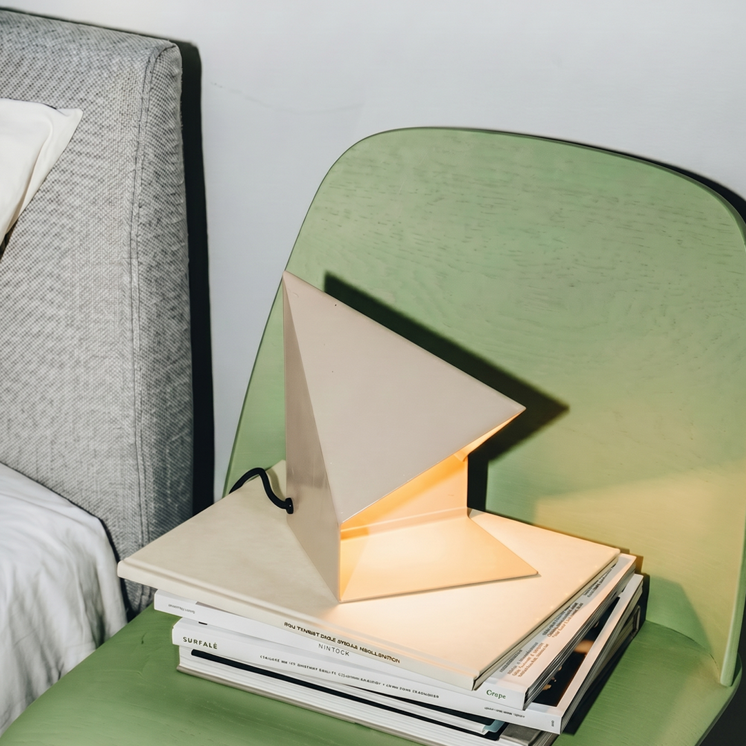 Fold Prism Table Lamp - Beige