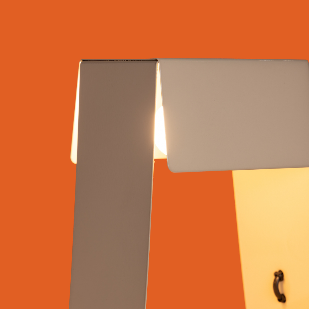 Fold Trapezium Table Lamp - Beige