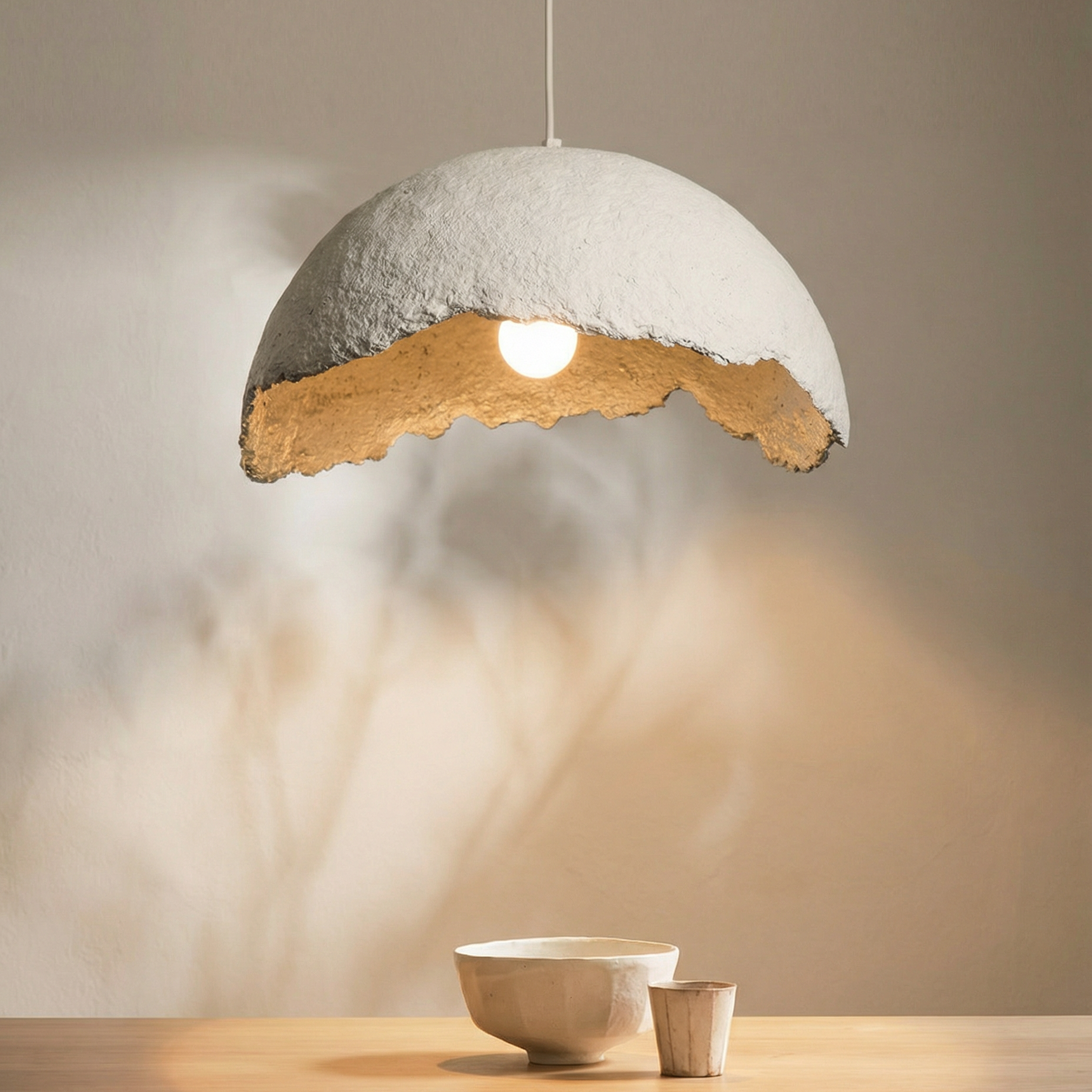 Terra Mache Pendant Lamp