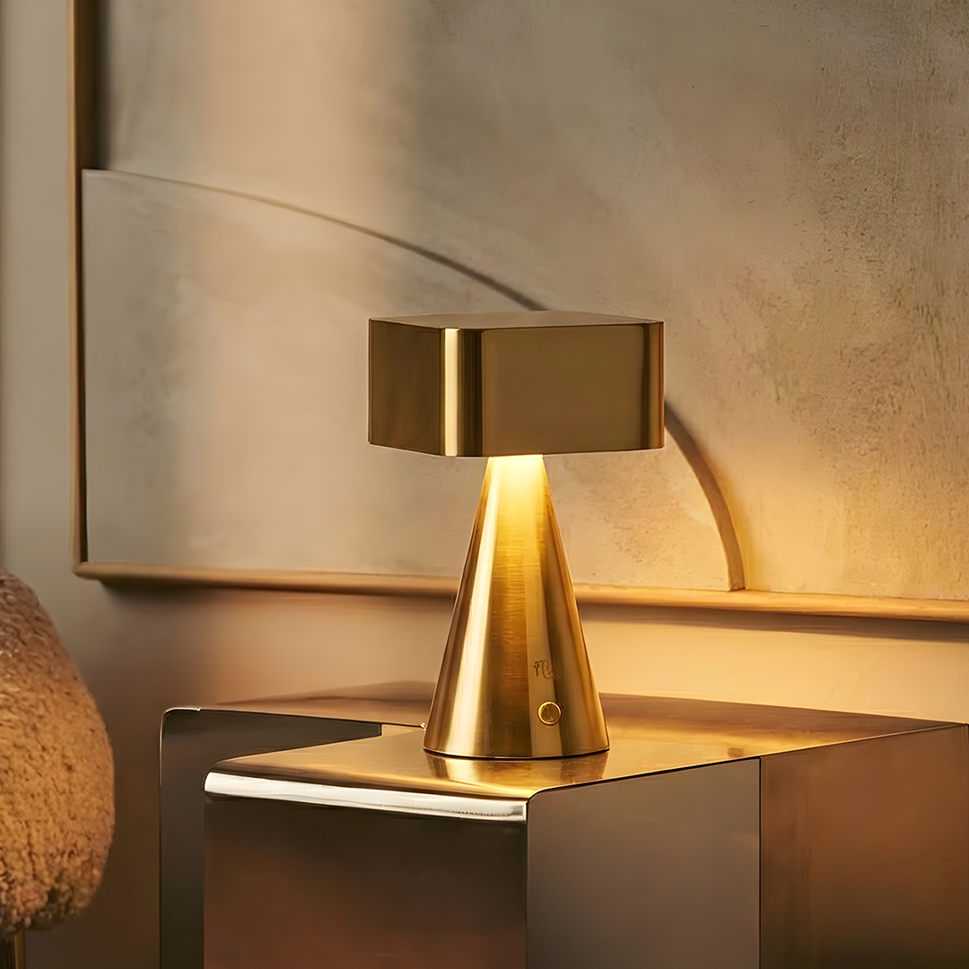 Chrome Portable Lamp - Stainless Steel