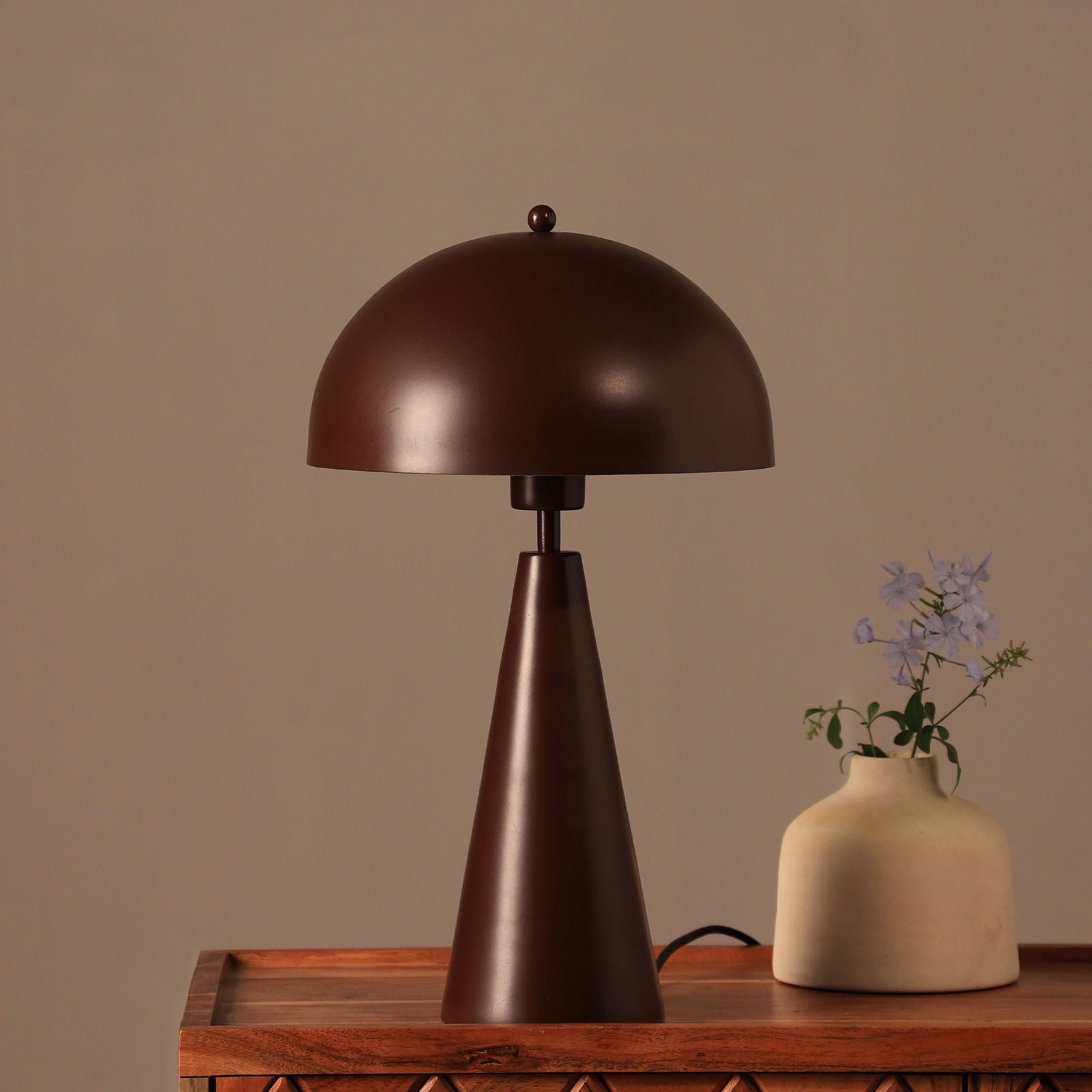 Hoa Sphere Table Lamp, Modern Scandinavian Design Bedside Lamp, Premium Metallic Finish Desk Lamp, Easy Installation - FIG Living - Hoa Sphere Table Lamp, Modern Scandinavian Design Bedside Lamp, Premium Metallic Finish Desk Lamp, Easy Installation - FIG Living