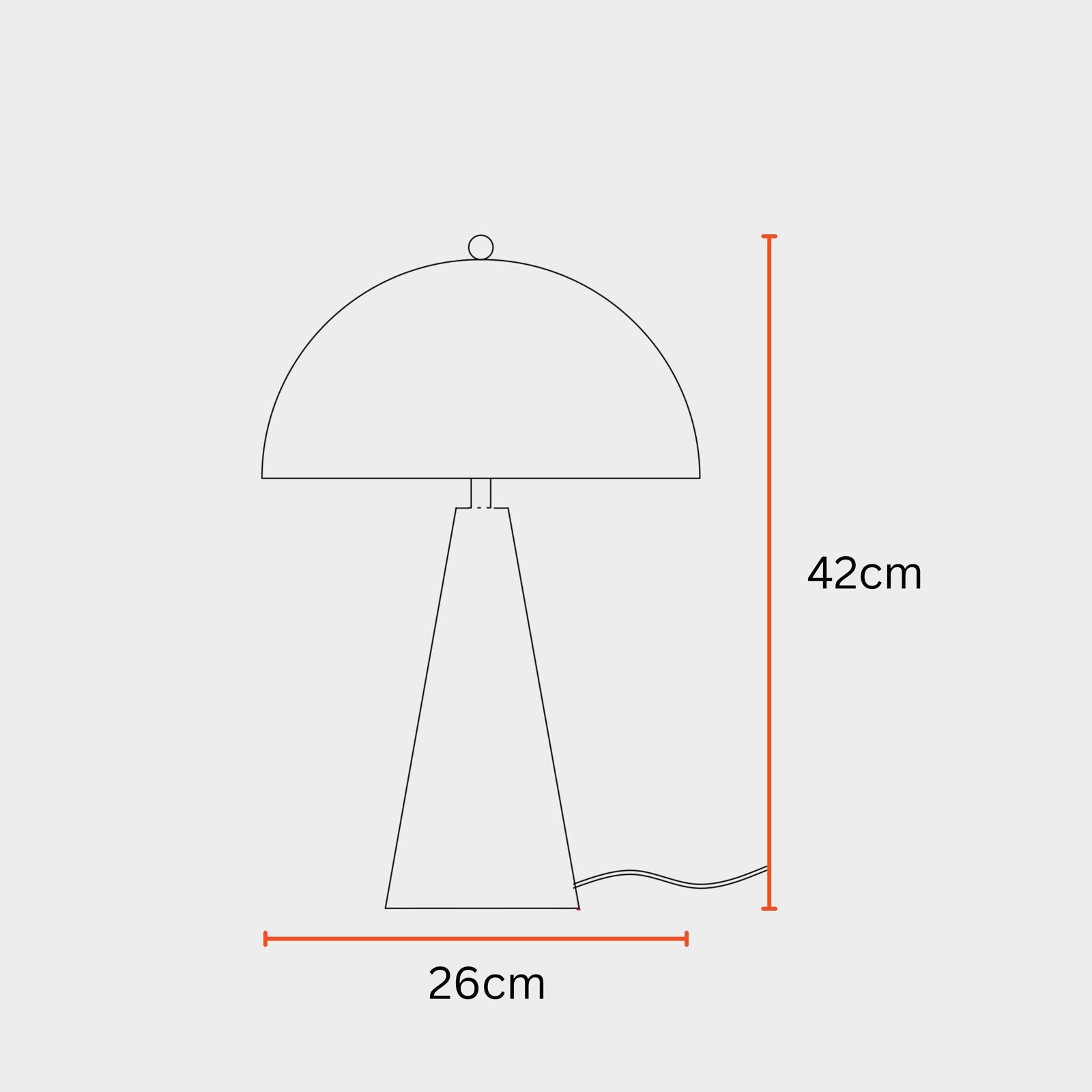 Hoa Sphere Table Lamp, Modern Scandinavian Design Bedside Lamp, Premium Metallic Finish Desk Lamp, Easy Installation - FIG Living - Hoa Sphere Table Lamp, Modern Scandinavian Design Bedside Lamp, Premium Metallic Finish Desk Lamp, Easy Installation - FIG Living