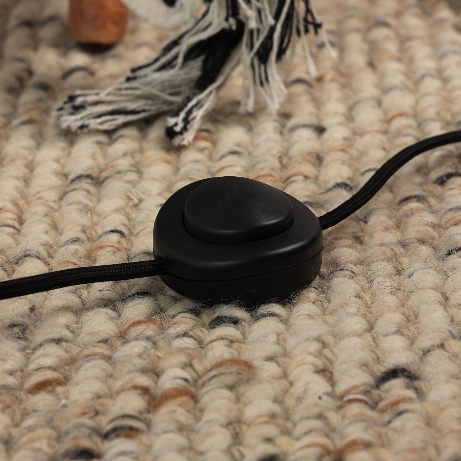IKKAT Floor Lamp - Ikkat Fabric Floor Light, Indian and Scandinavia fusion, modern Tripod lighting, trending Standing Lamp - FIG Living - IKKAT Floor Lamp - Ikkat Fabric Floor Light, Indian and Scandinavia fusion, modern Tripod lighting, trending Standing Lamp Image