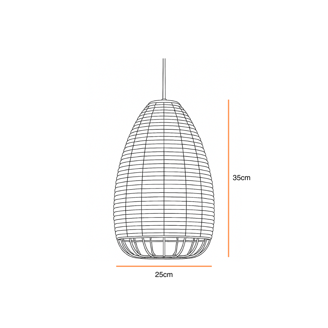 Meiji Collection - Teardrop Dome Pendant