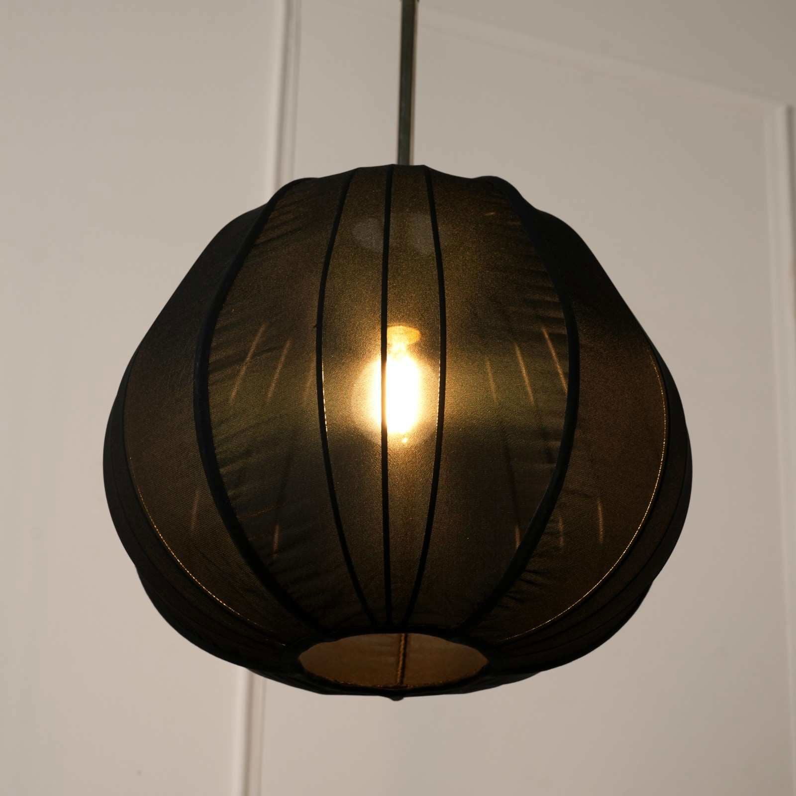 Luxe Collection Pendant Lamp - Berlin Pendant Light - Premium Chiffon Fabric, Metallic Spacer, Soft Warm Glow, Mood Enhancement Hanging Light - FIG Living - Luxe Collection Pendant Lamp - Berlin Pendant Light - Premium Chiffon Fabric, Metallic Spacer, Soft Warm Glow, Mood Enhancement Hanging Light - FIG Living