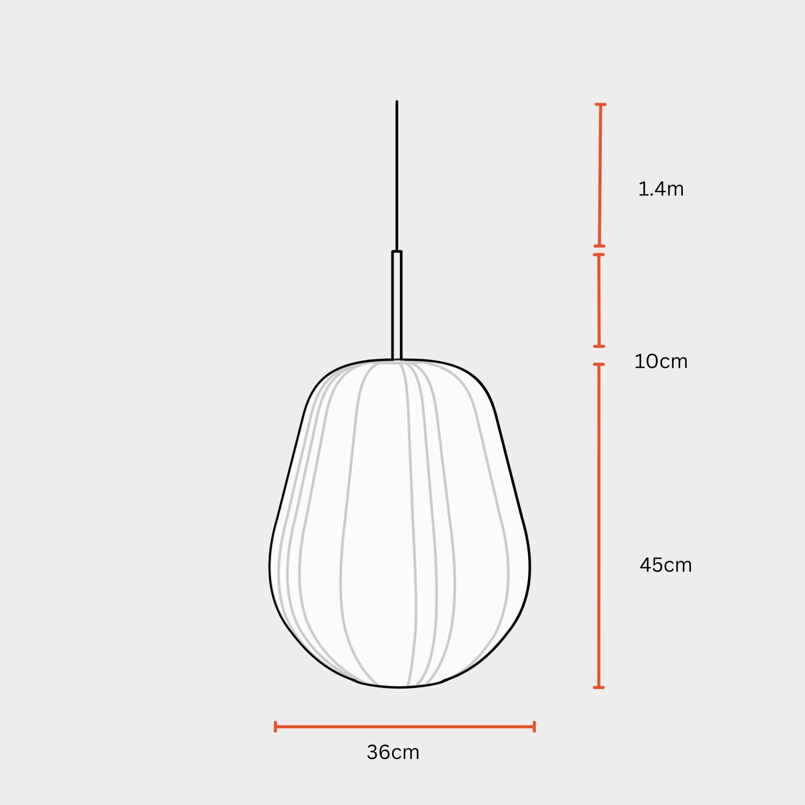 Luxe Collection Pendant Lamp - Rome Lamp - Premium Chiffon Fabric Pendant Light, Metallic Spacer, Soft Warm Glow, Mood Enhancement Hanging Light - FIG Living - Luxe Collection Pendant Lamp - Rome Lamp - Premium Chiffon Fabric Pendant Light, Metallic Spacer, Soft Warm Glow, Mood Enhancement Hanging Light - FIG Living