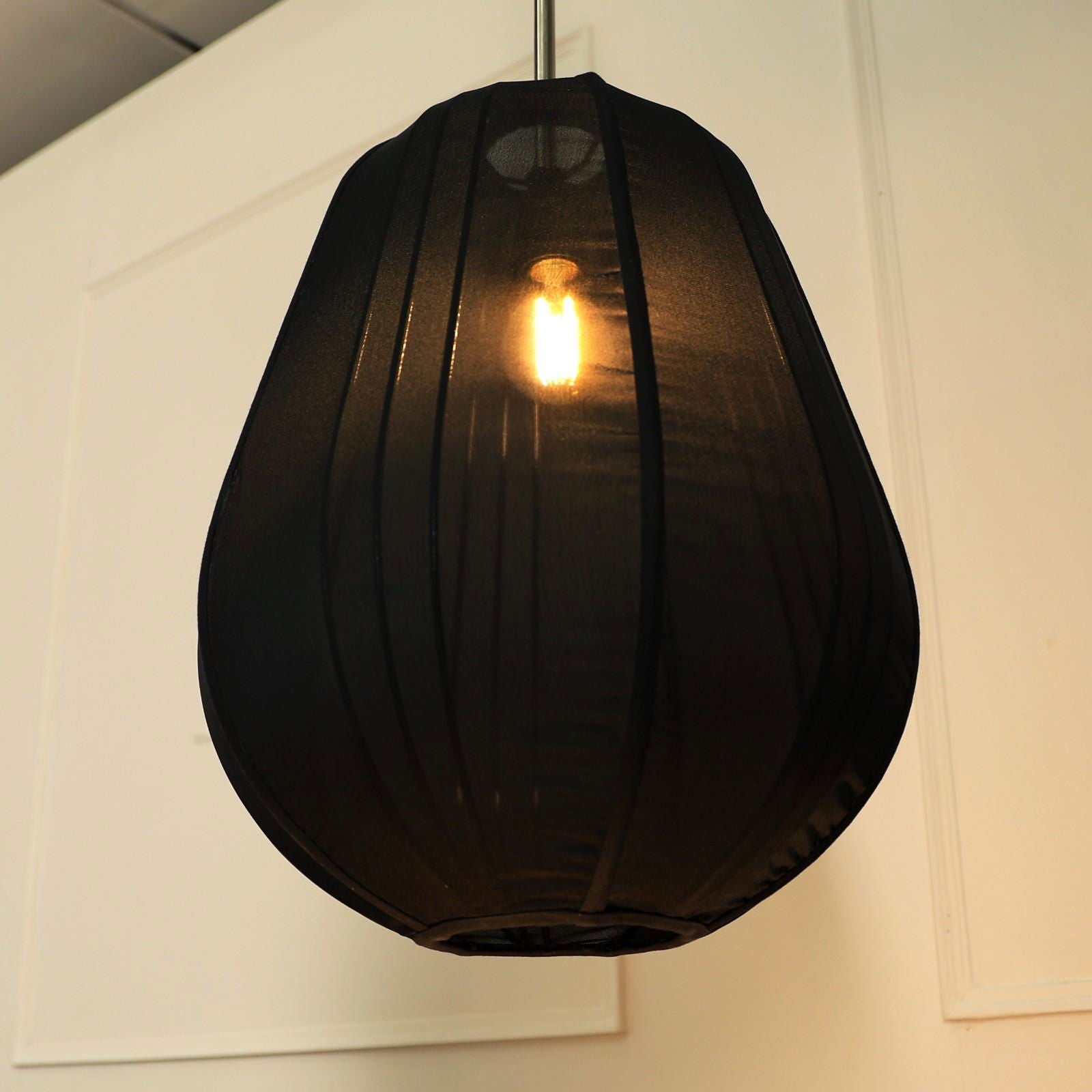 Luxe Collection Pendant Lamp - Rome Lamp - Premium Chiffon Fabric Pendant Light, Metallic Spacer, Soft Warm Glow, Mood Enhancement Hanging Light - FIG Living - Luxe Collection Pendant Lamp - Rome Lamp - Premium Chiffon Fabric Pendant Light, Metallic Spacer, Soft Warm Glow, Mood Enhancement Hanging Light - FIG Living