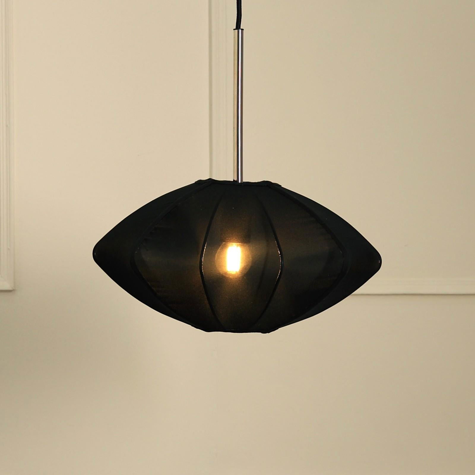 Luxe Collection Pendant Lamp - Tokyo Lamp - Premium Chiffon Fabric Pedant Light, Metallic Spacer, Soft Warm Glow, Mood Enhancement Hanging Light - FIG Living - Luxe Collection Pendant Lamp - Tokyo Lamp - Premium Chiffon Fabric Pedant Light, Metallic Spacer, Soft Warm Glow, Mood Enhancement Hanging Light - FIG Living