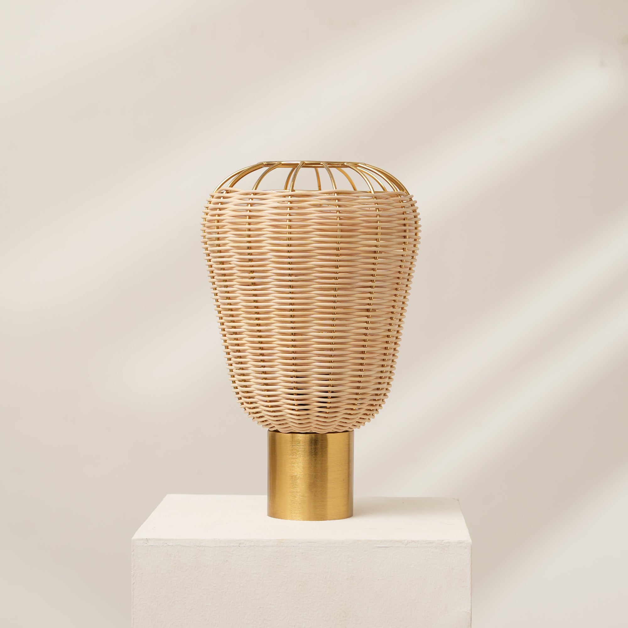 Meiji Rattan Desk Lamps