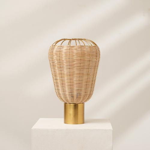 Meiji Rattan Desk Lamps