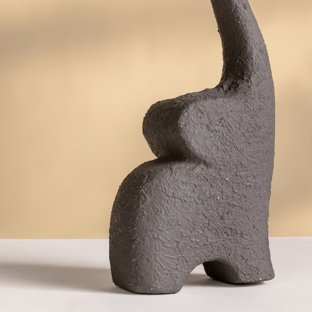 decorative elephant statue shelf decor