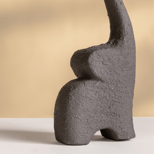 decorative elephant statue shelf decor