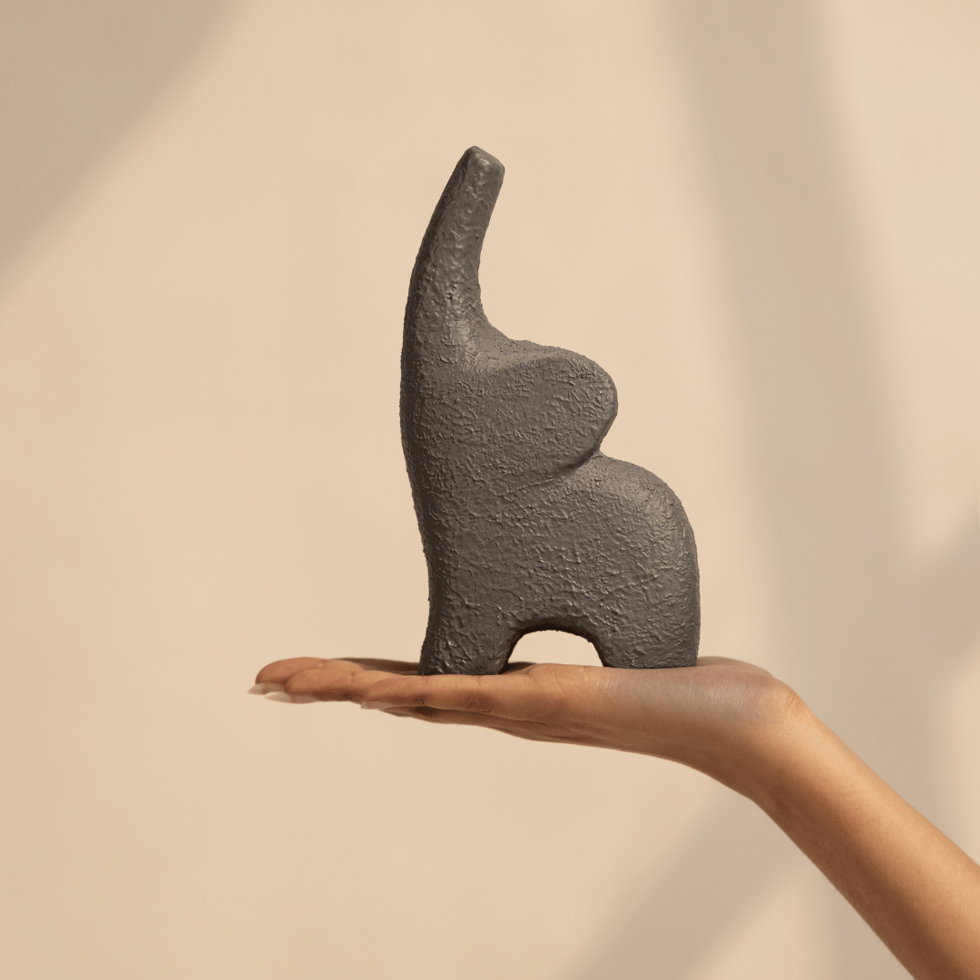 lucky elephant figurine modern decor