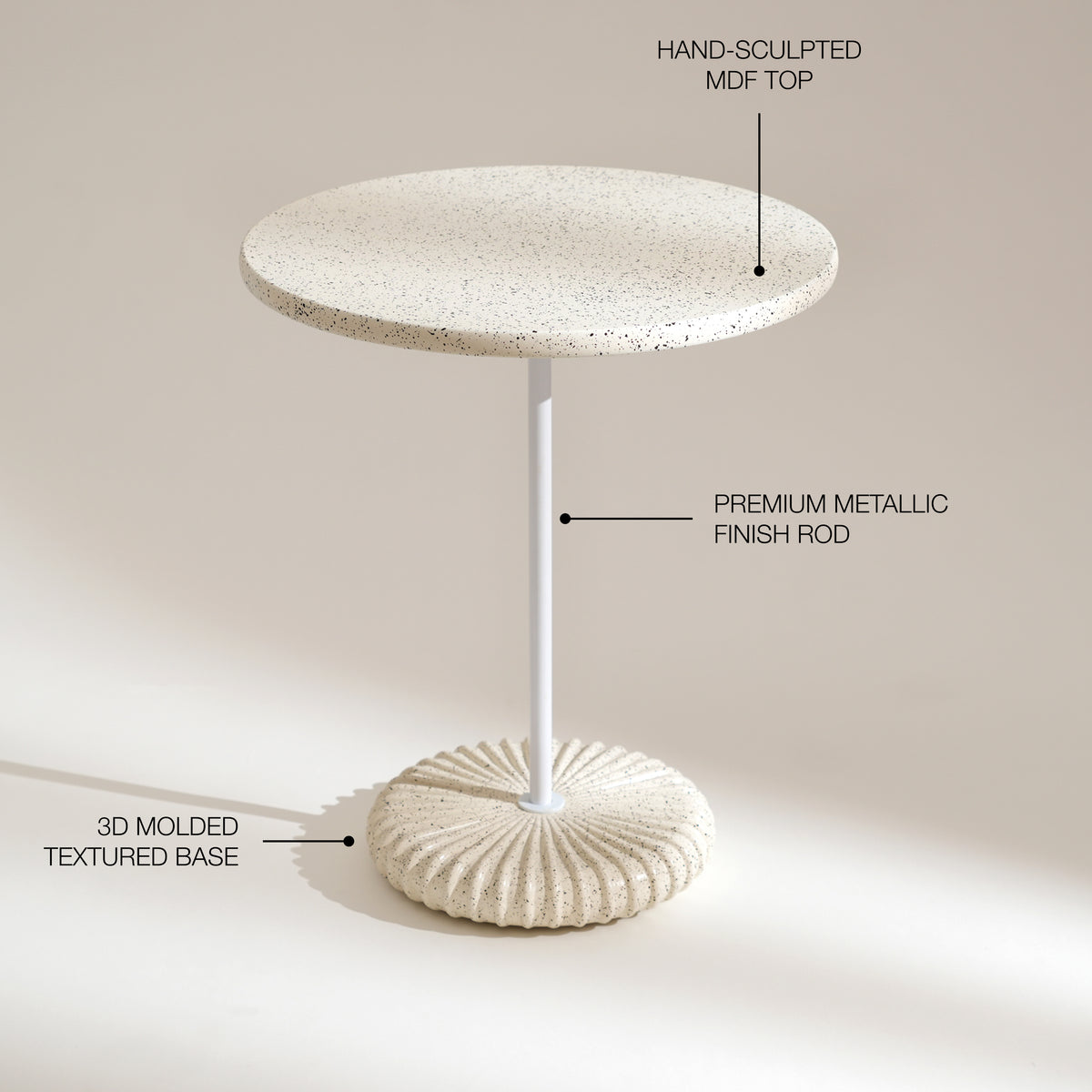 Monolith Table - Off White