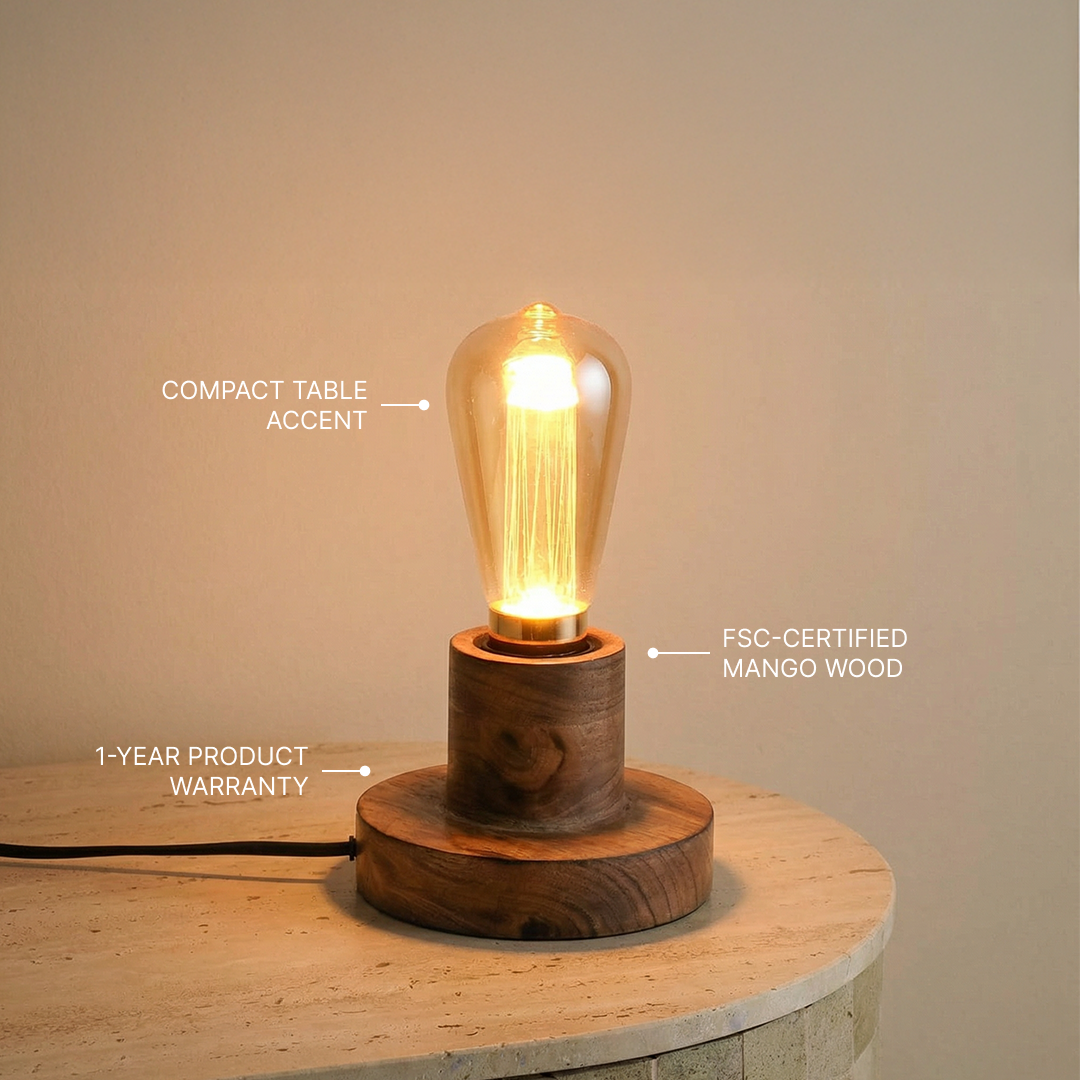 Naked Bulb Table Lamp