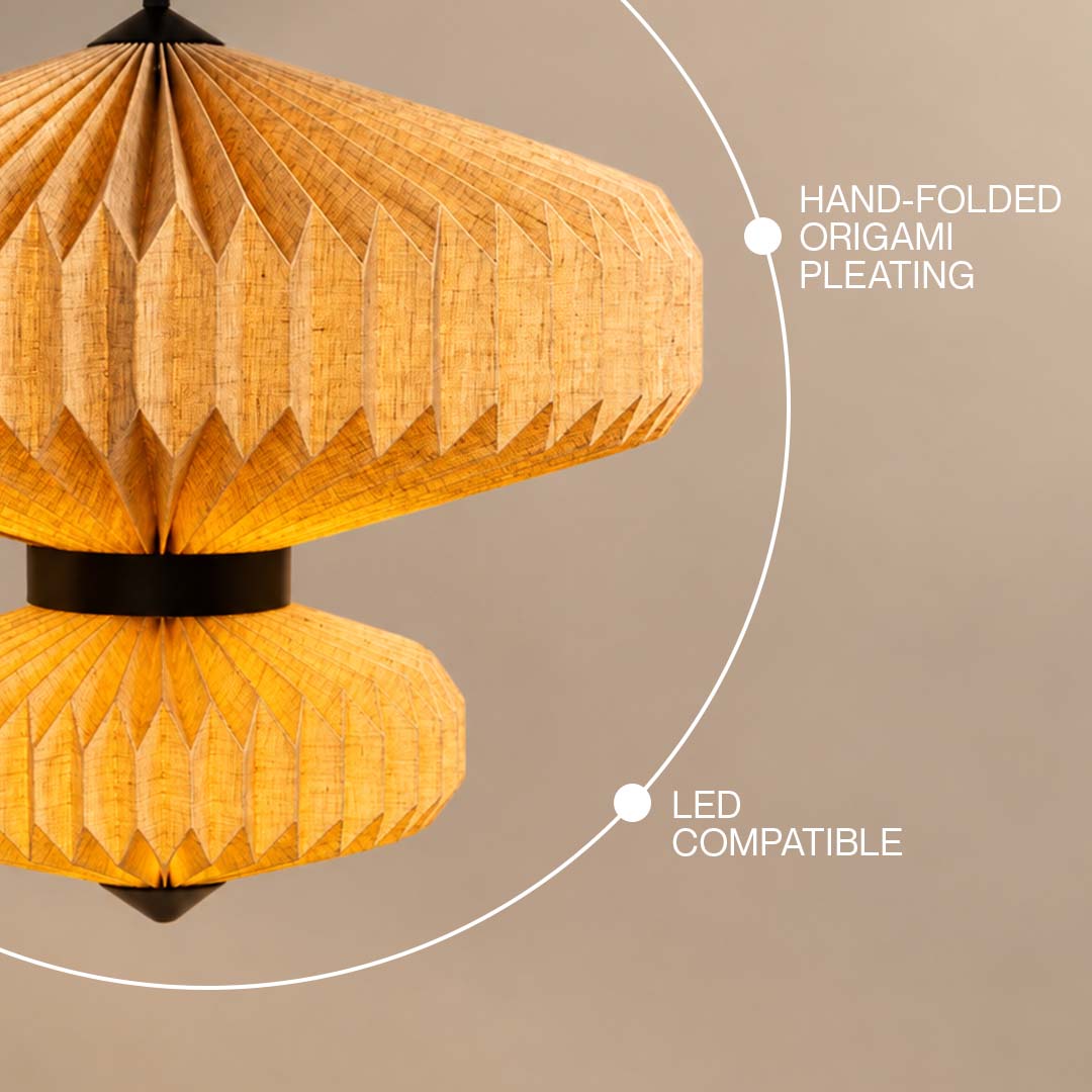 Oblong-2 Two - Tier Pendant Lamp