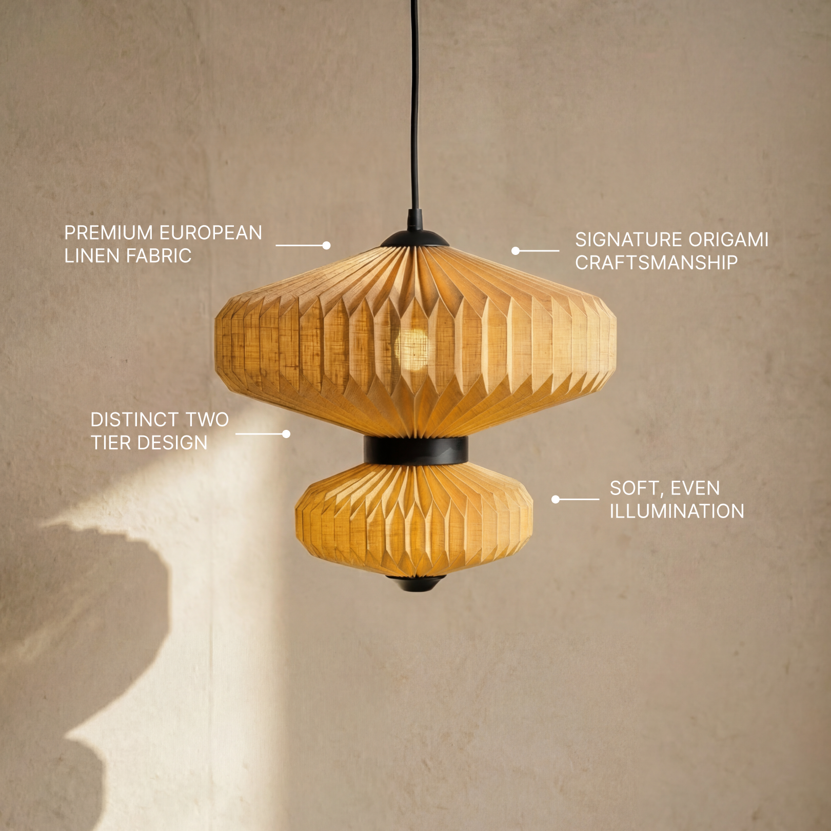Oblong-2 Two - Tier Pendant Lamp