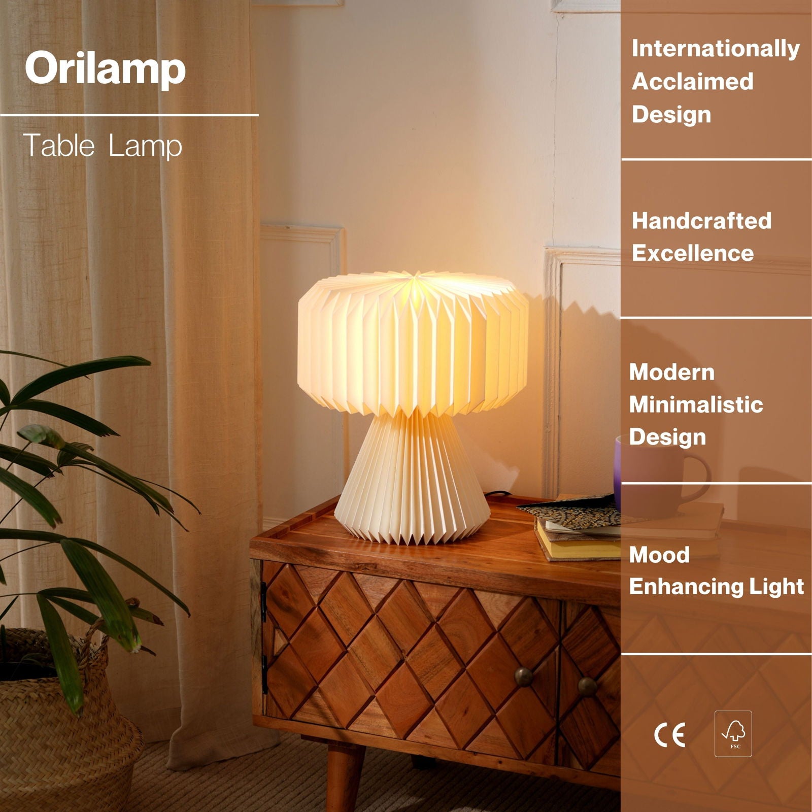 Orilamp Table Lamp - Bedside Desk Lamp, Table & Cozy Console Bedside Lamp - FIG Living - Orilamp Table Lamp - Bedside Desk Lamp, Table & Cozy Console Bedside Lamp - FIG Living