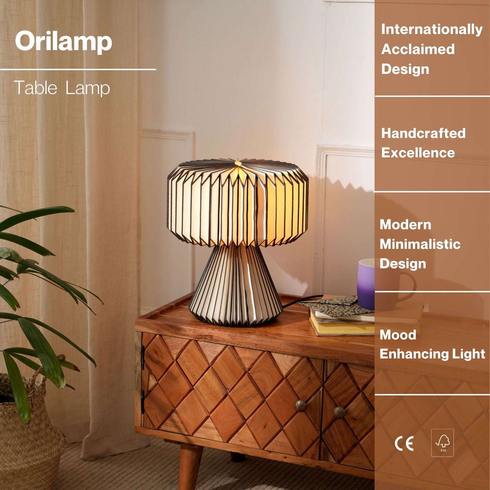 Orilamp Table Lamp - Bedside Desk Lamp, Table & Cozy Console Bedside Lamp - FIG Living - Orilamp Table Lamp - Bedside Desk Lamp, Table & Cozy Console Bedside Lamp - FIG Living