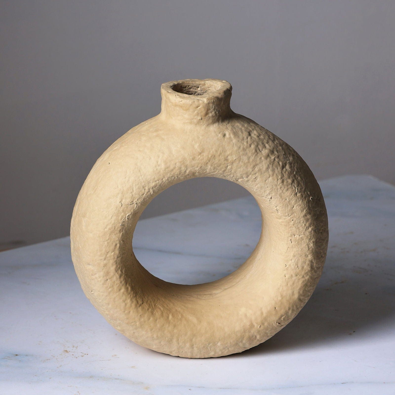 Paper Mache Vase, Boho-Chic Style table vase - FIG Living - Paper Mache Vase, Boho-Chic Style table vase - FIG Living