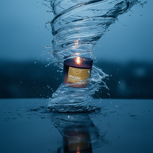 Relax Apple & Cinnamon Vegan Wax Scented Candle