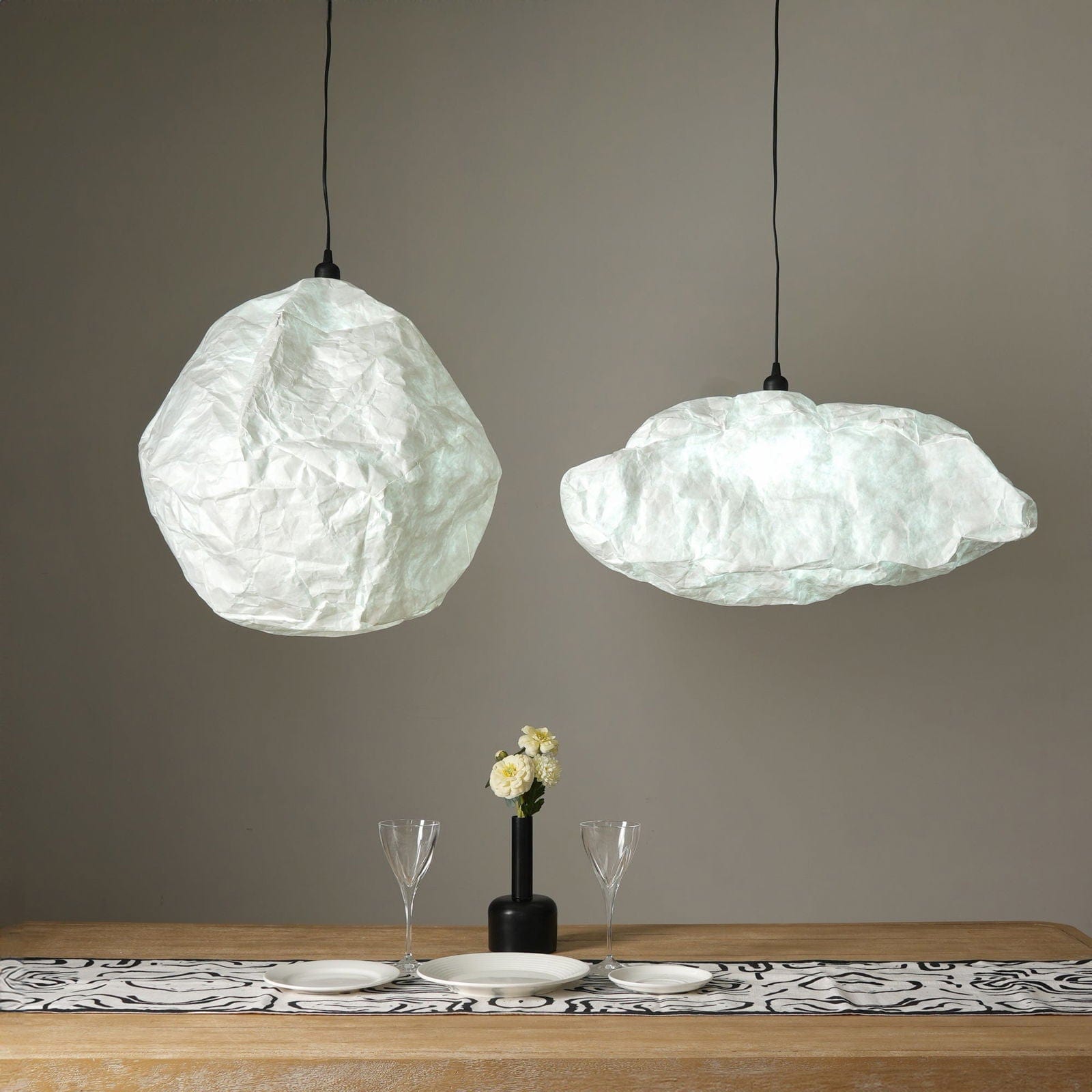 Sky Pendant Lamp (Cloud Series) - Tear-Resistant Pendant Light, Semi-Outdoor, Cloud Shaped Hanging Lamp - FIG Living - Sky Pendant Lamp (Cloud Series) - Tear-Resistant Pendant Light, Semi-Outdoor, Cloud Shaped Hanging Lamp - FIG Living