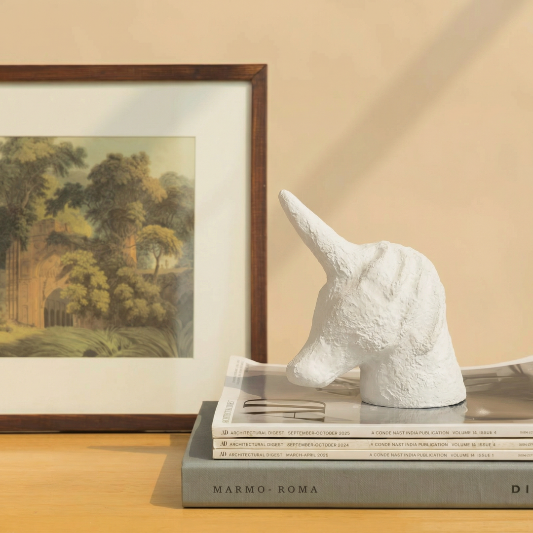 minimalist unicorn figurine interior decor