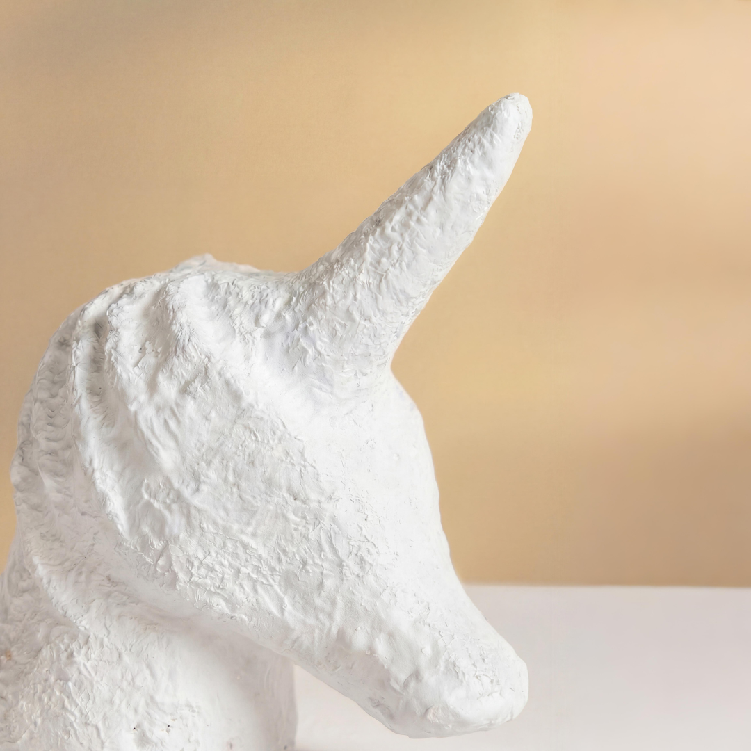 unicorn figurine shelf decor