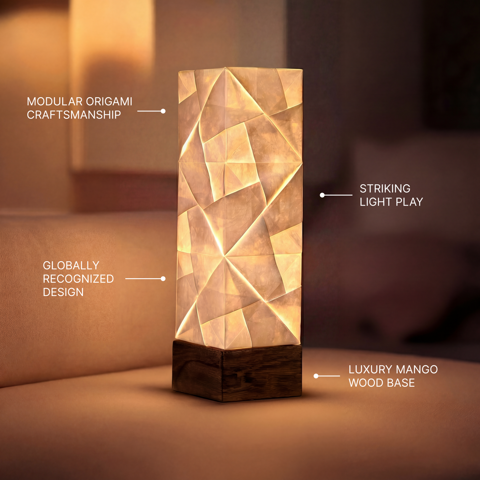 Sonobe Tetris Table Lamp