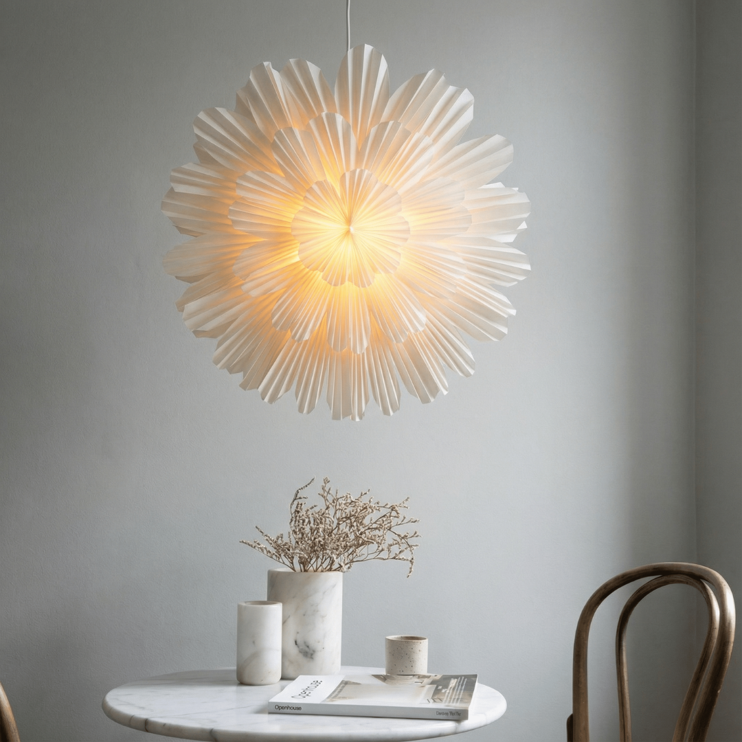 Frill Flower Star- Flower Festive Light- Christmas Decor Hanging