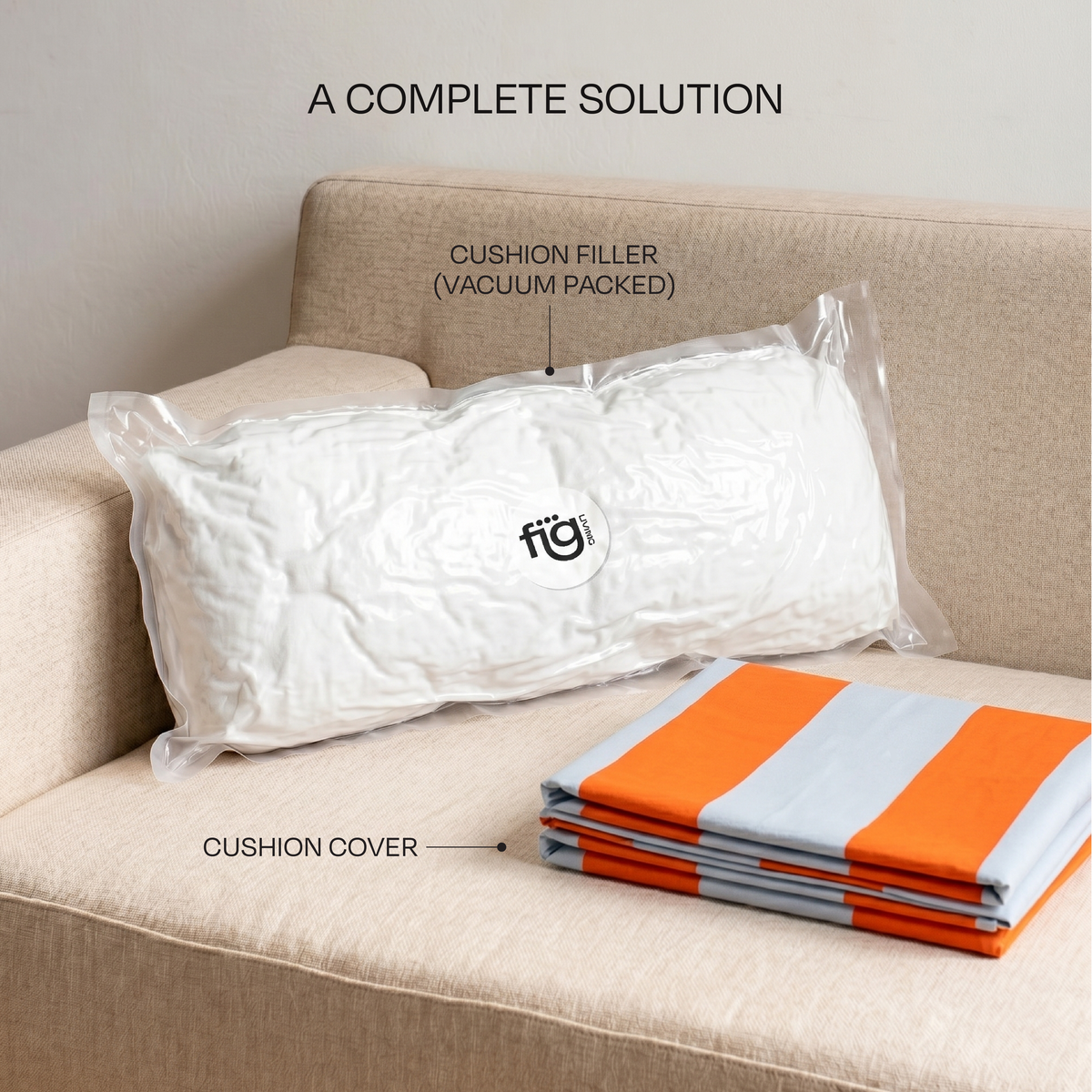 Colourways Cushion Cover - Blush Horizon (includes filler)