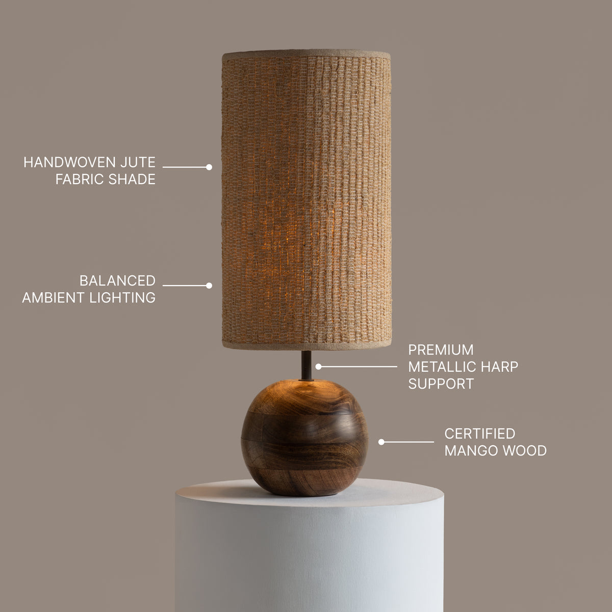 Jute Weave Table Lamp