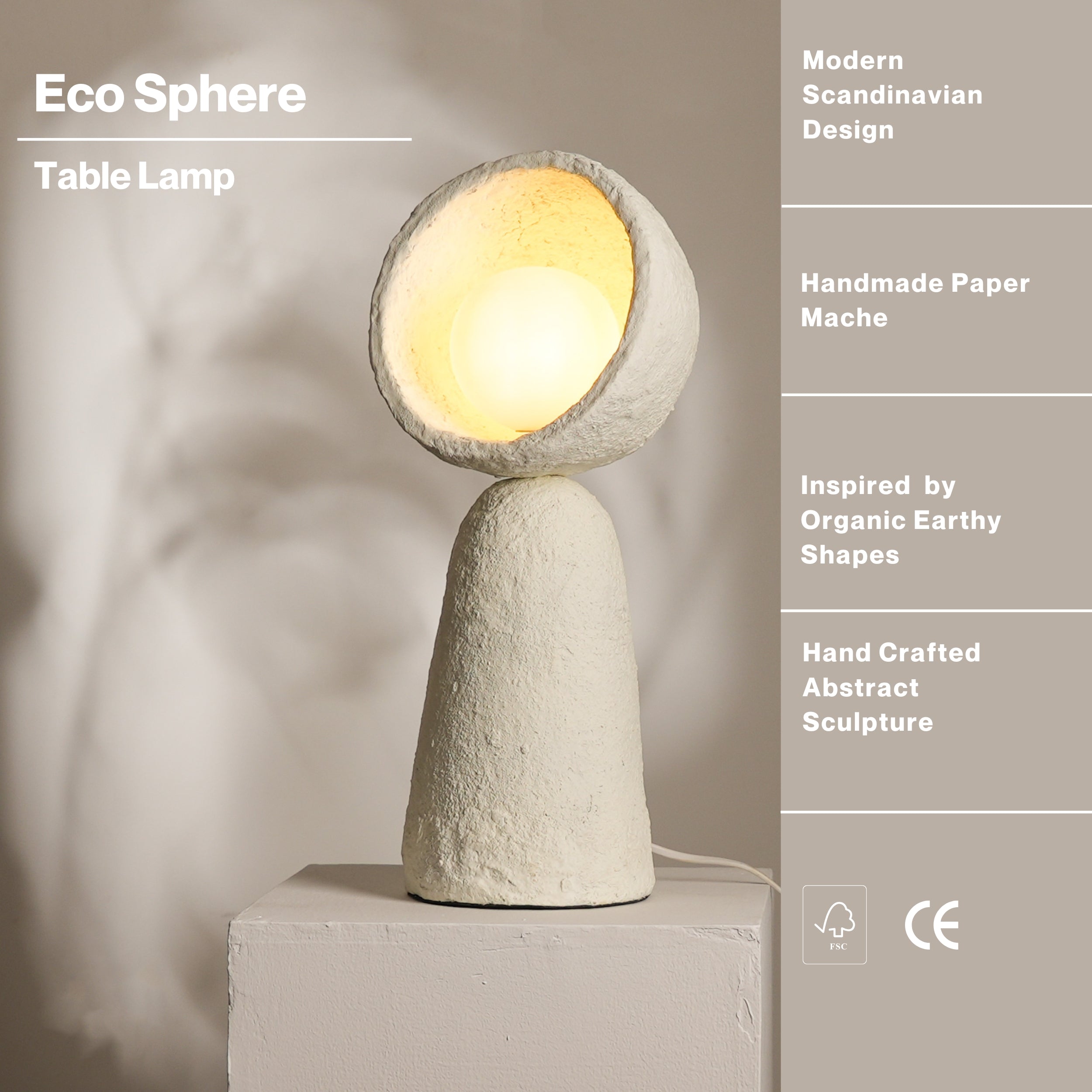 Eco Sphere Table Lamp