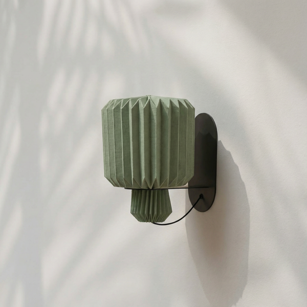 Lumi Fold Sconce Linen Wall Lamp