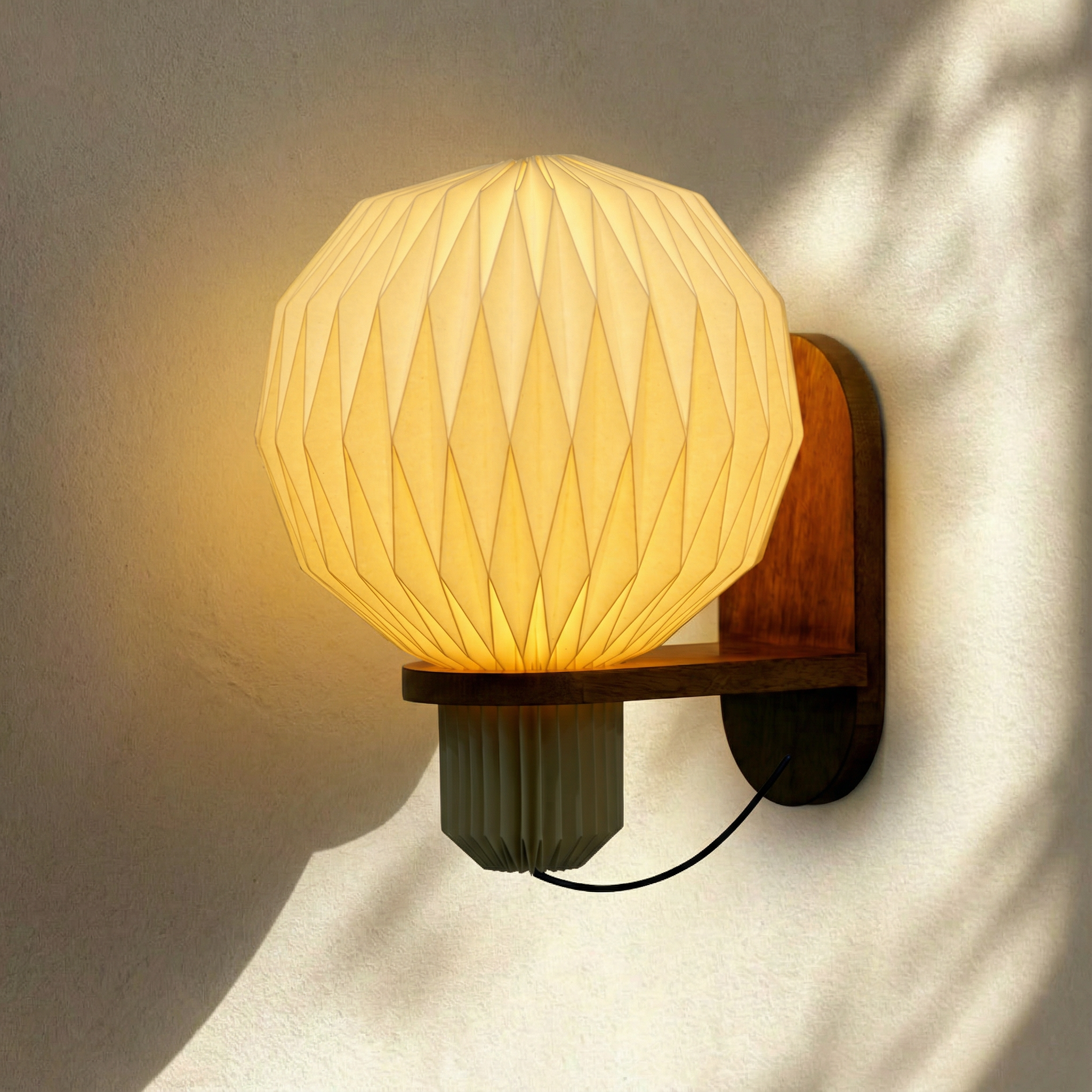 Aura Pleat Sconce Wall Lamp