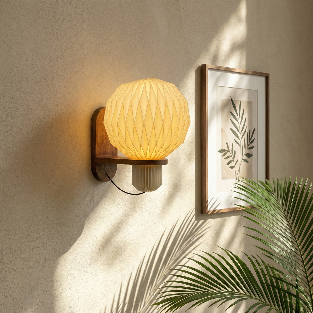 Aura Pleat Sconce Wall Lamp