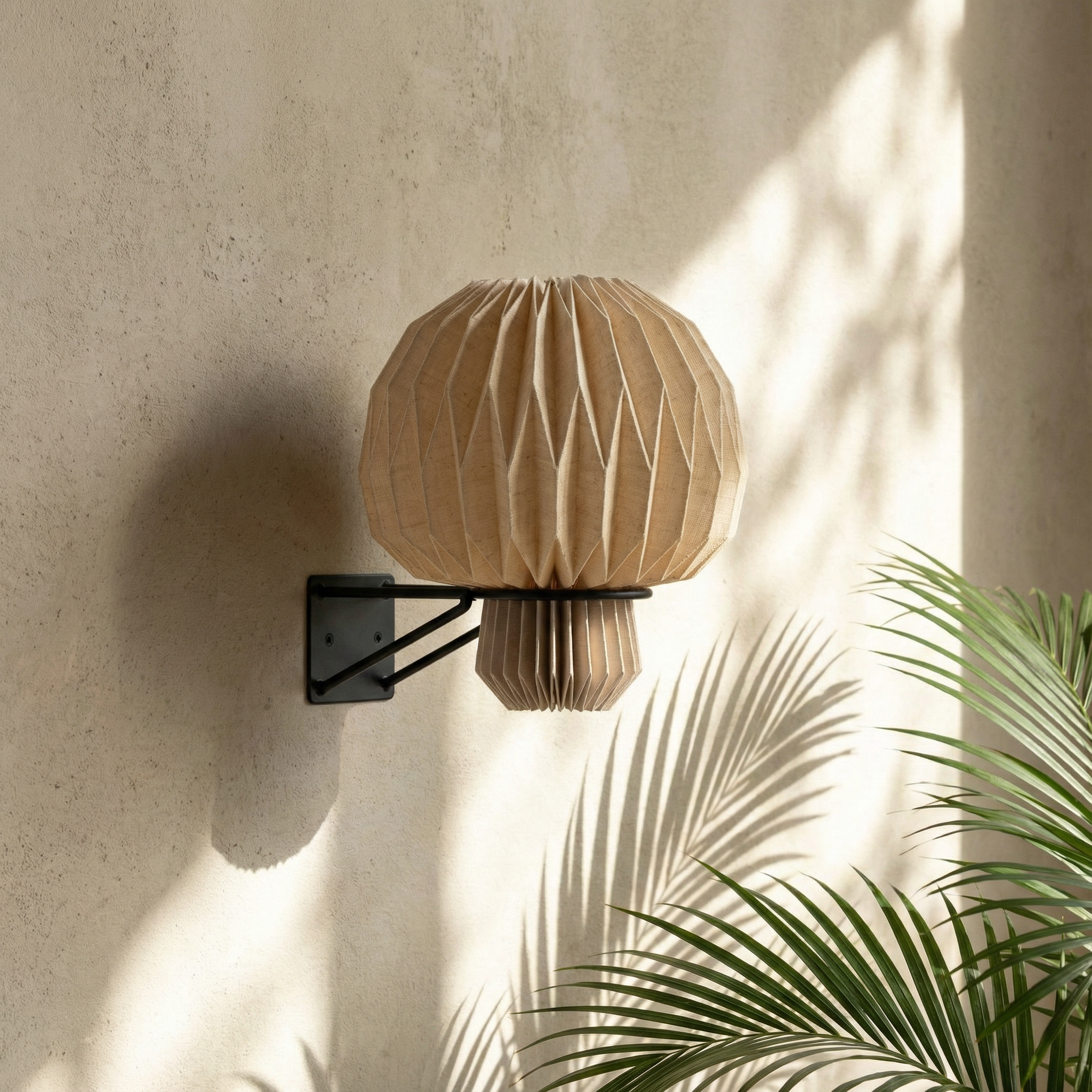 Amber Sconce Origami Wall Lamp